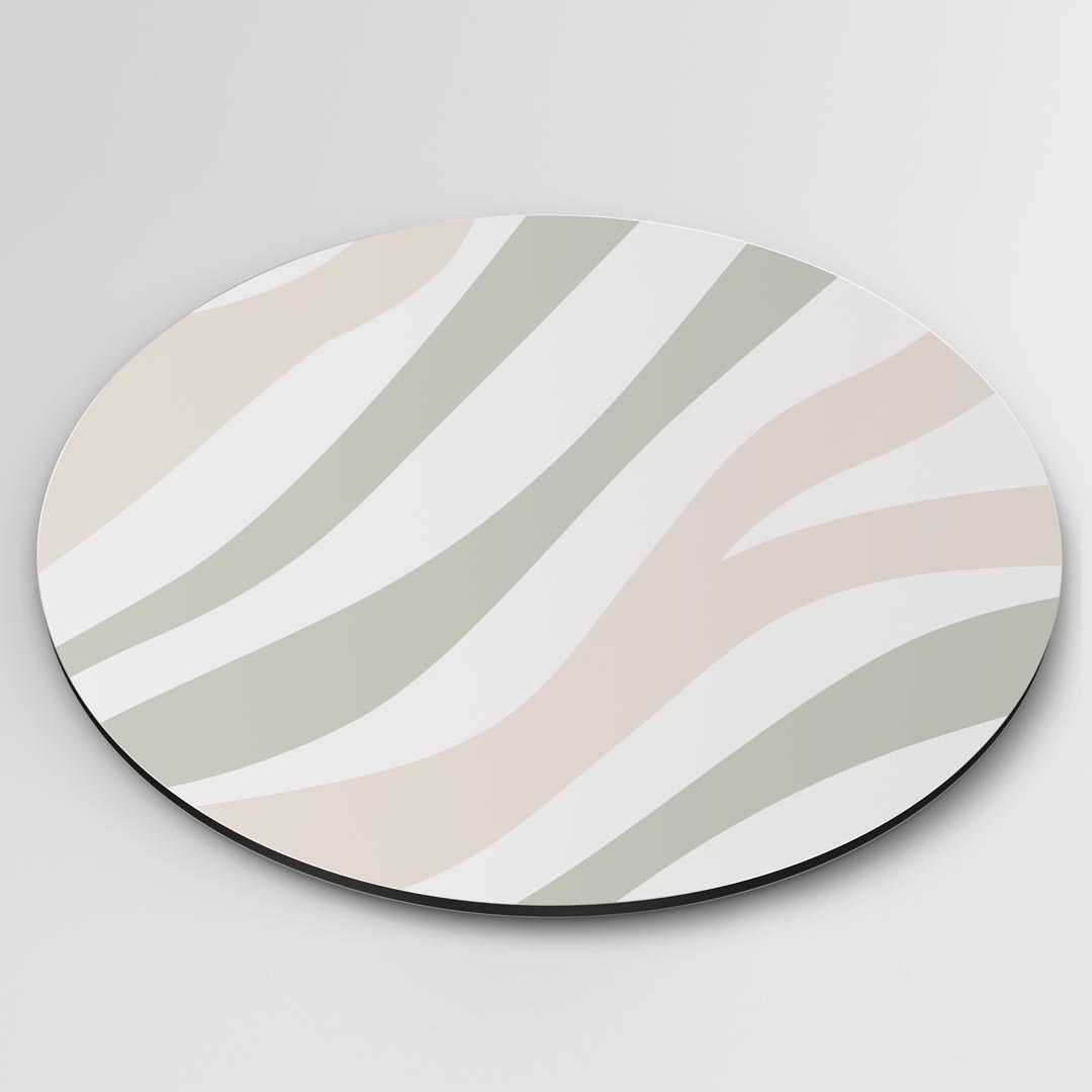 Trendy Zebra Muurcirkel-WallArtistic