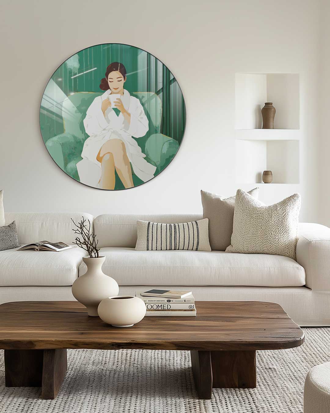 Relax en Ontspan Muurcirkel-WallArtistic