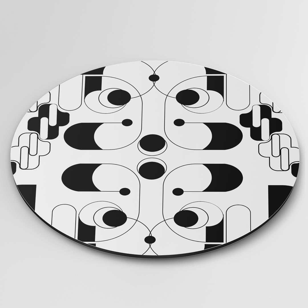 Moderne Geometrische Muurcirkel-WallArtistic