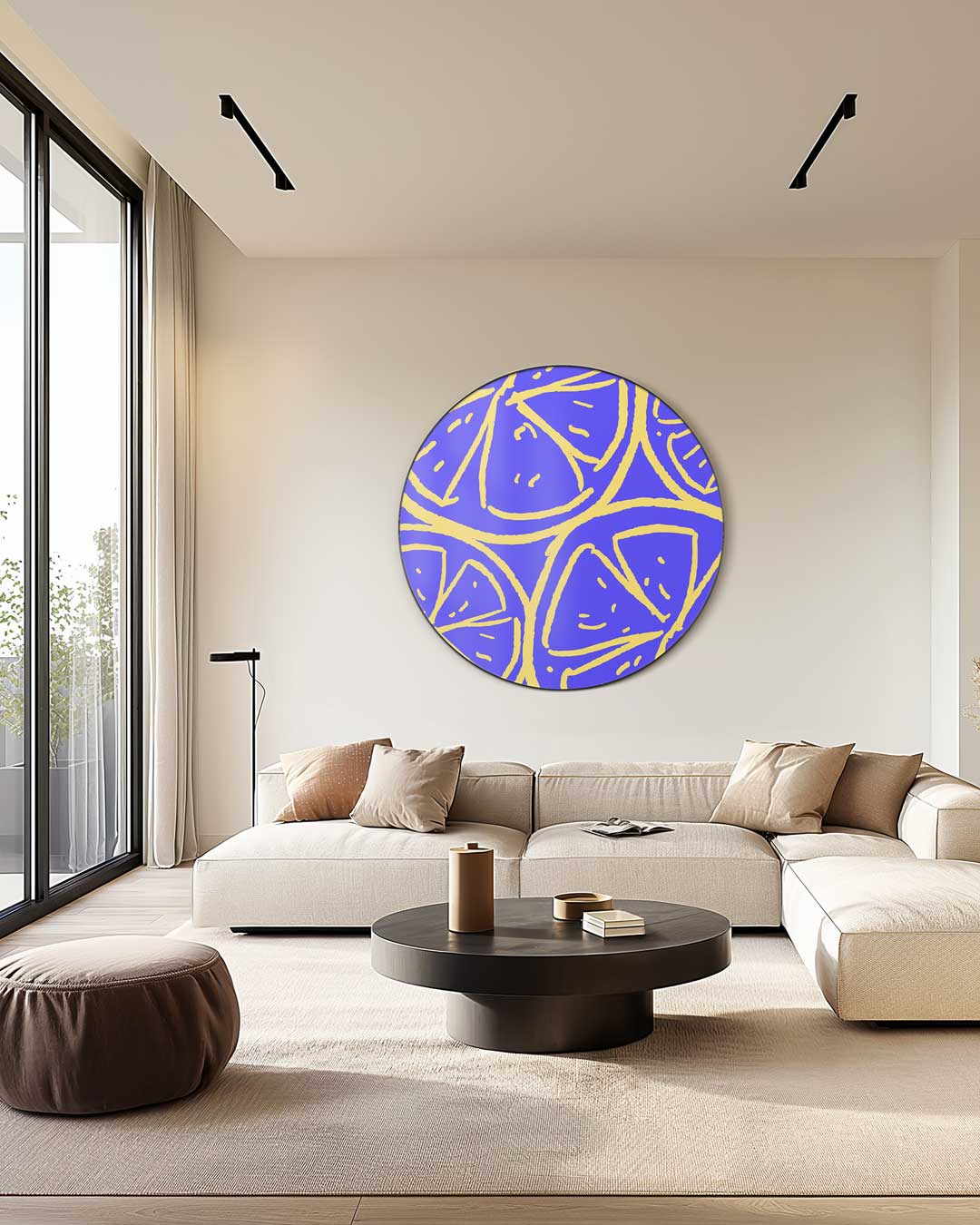 Citrus Droom Muurcirkel-WallArtistic