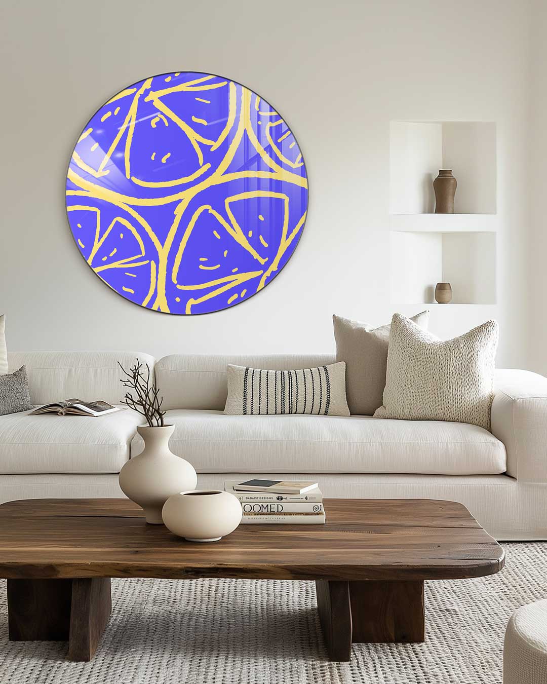 Citrus Droom Muurcirkel-WallArtistic