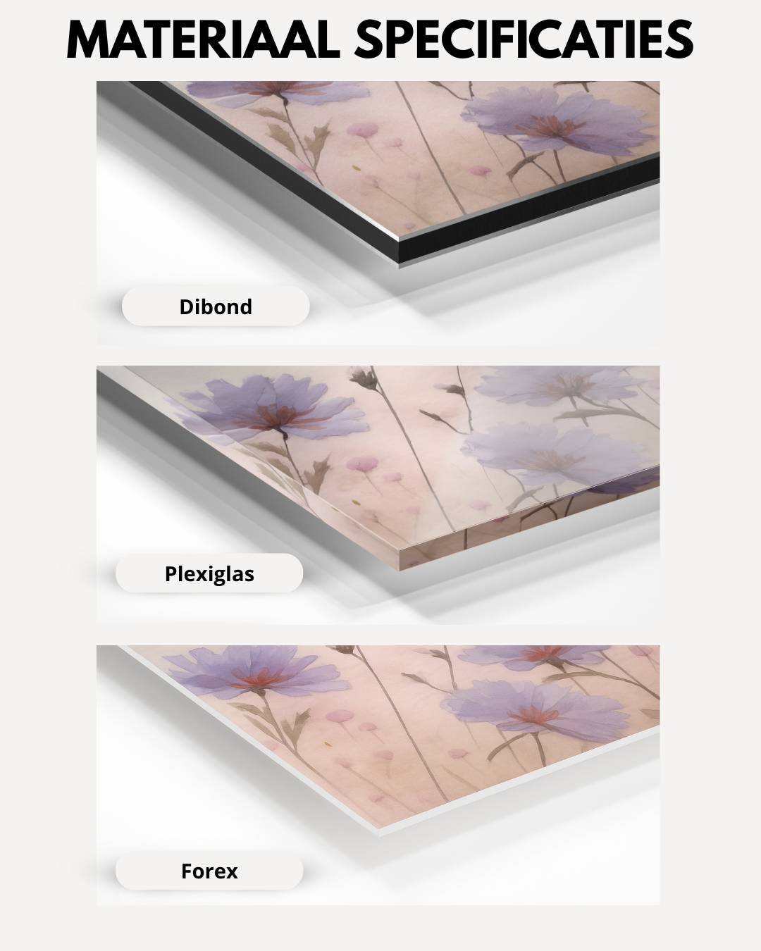 Bloemen Muurcirkel-WallArtistic