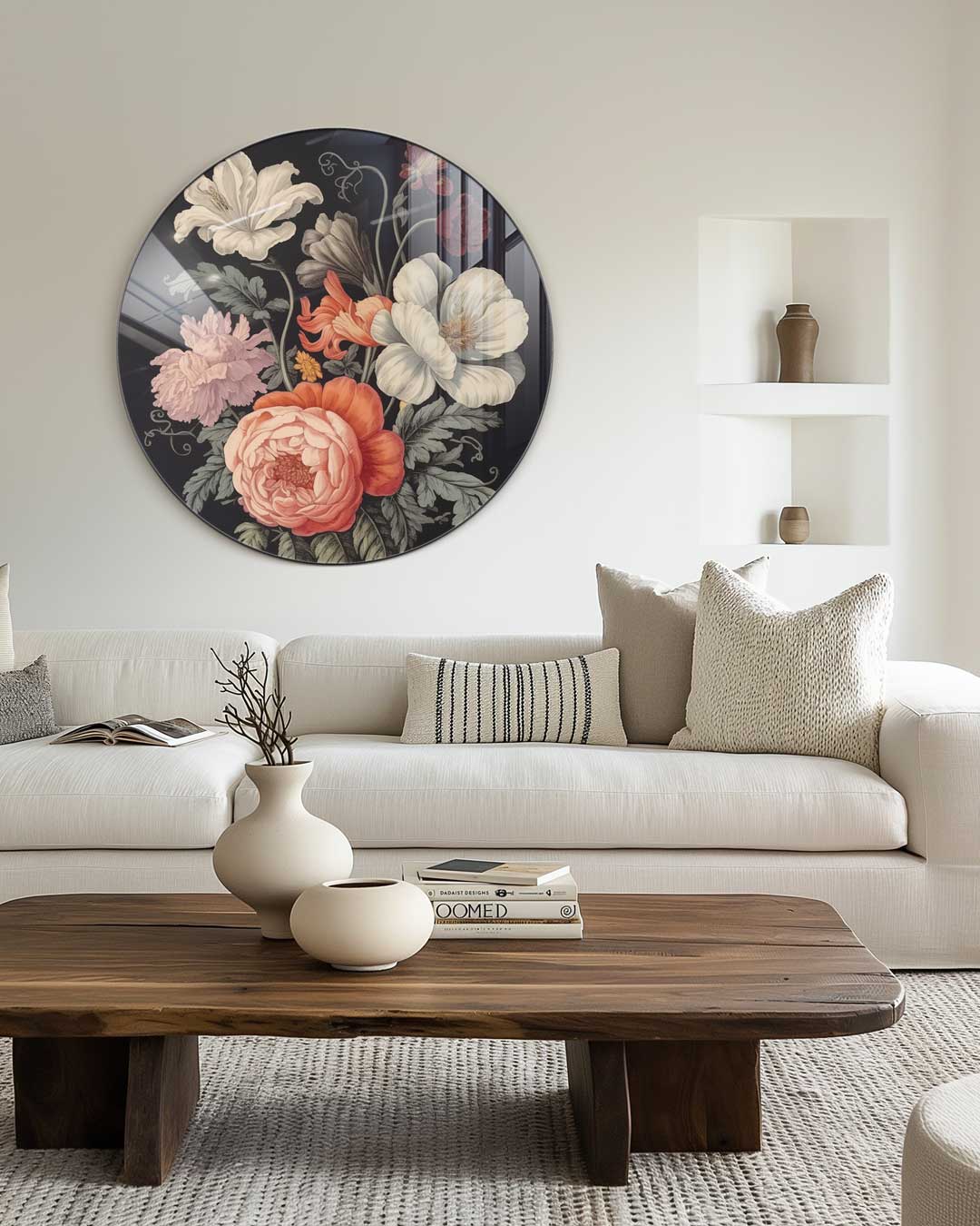 Bloemenpracht Muurcirkel-WallArtistic