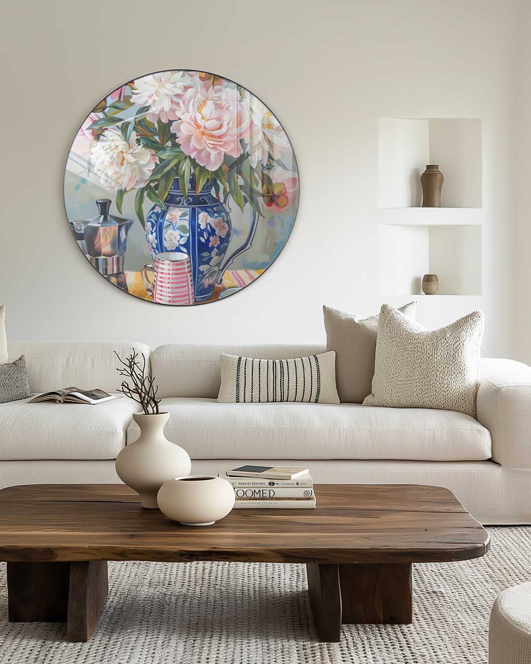 Bloemen Muurcirkel-WallArtistic
