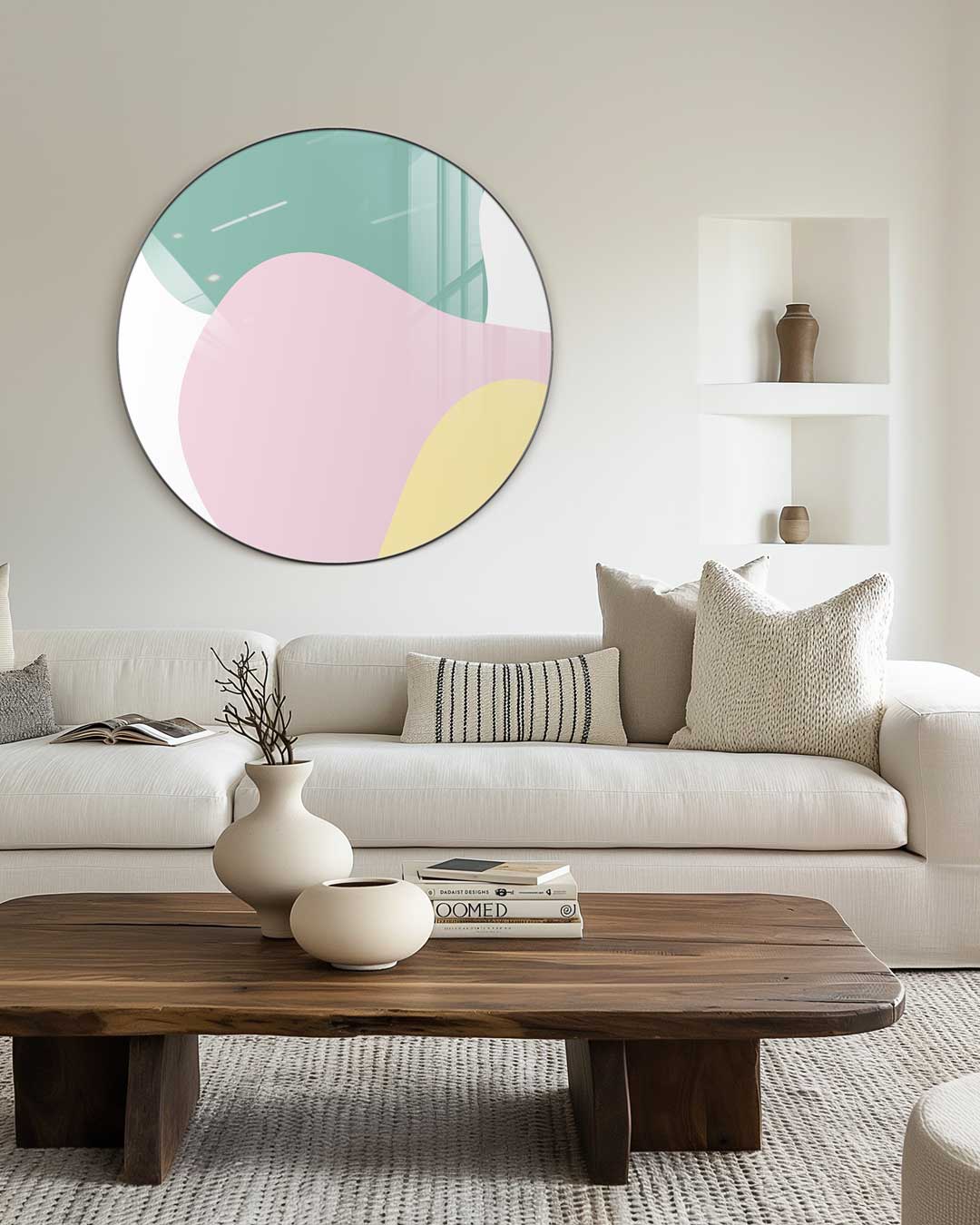 Vrolijke Kleuren Muurcirkel-WallArtistic