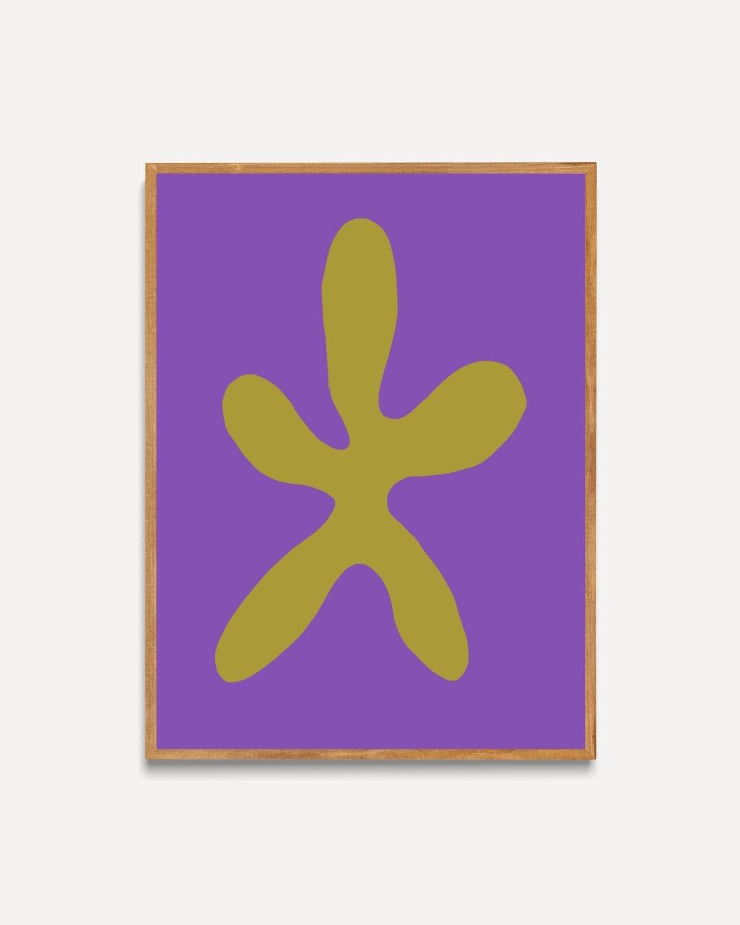 Organic star shape Poster