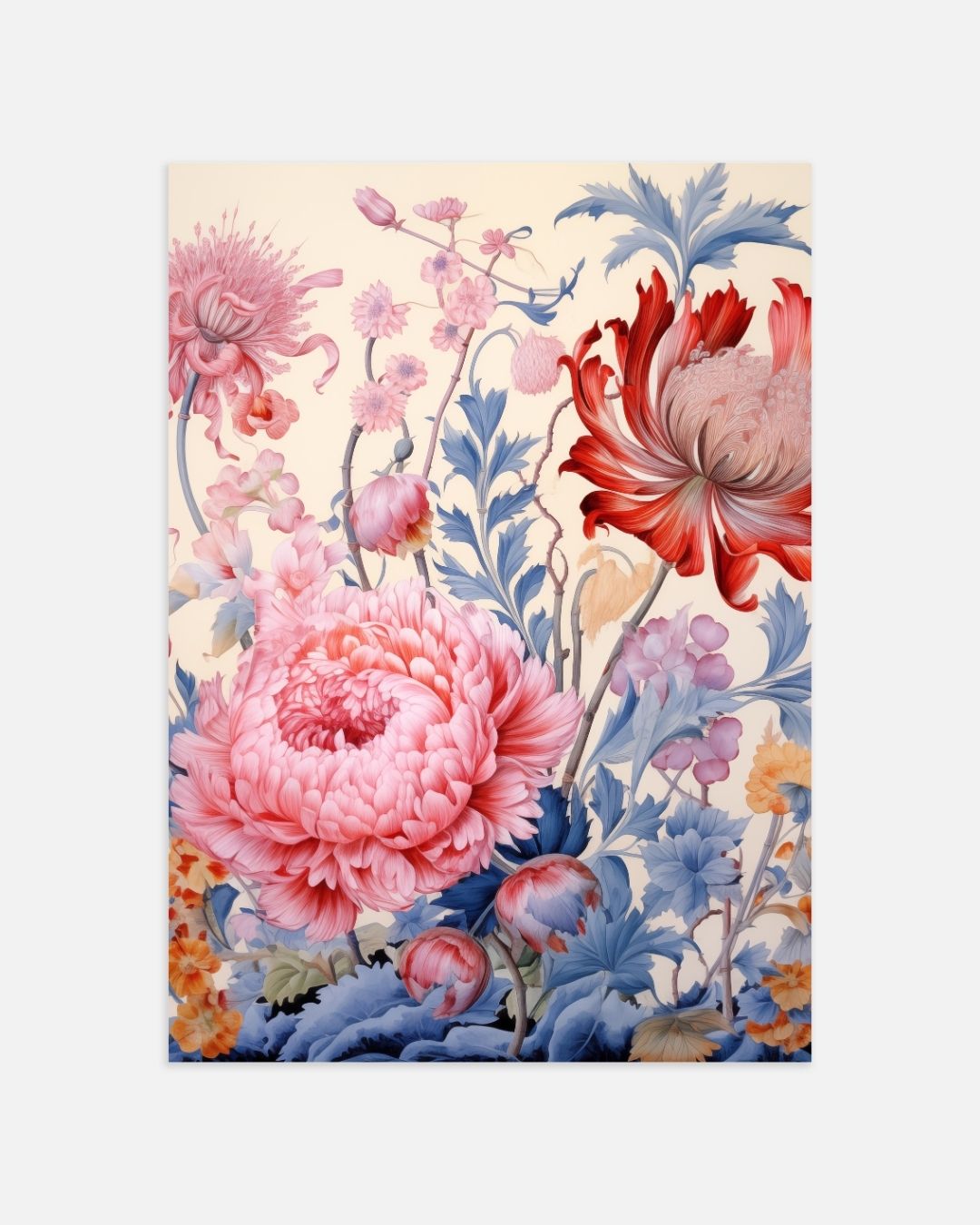 Bloemenexplosie Poster