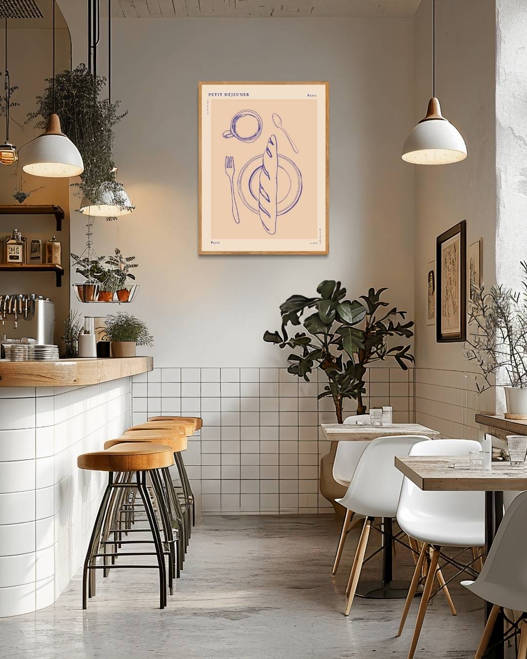Petit déjeuner Poster