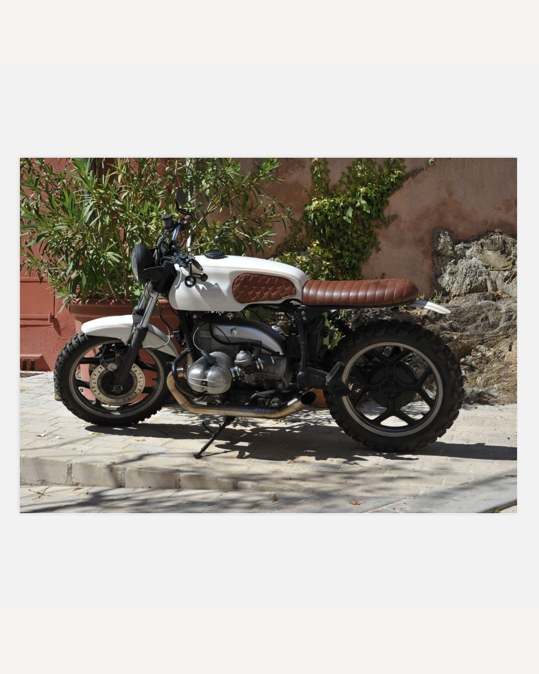 Vintage motorfiets Poster