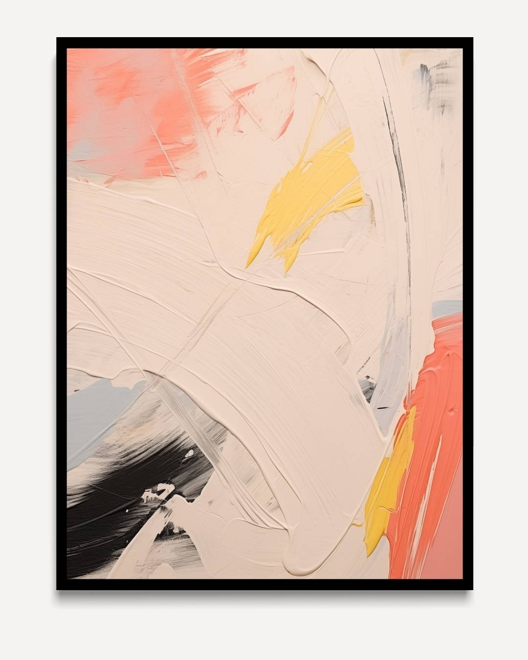 Abstracte zonsopkomst met gele toetsen