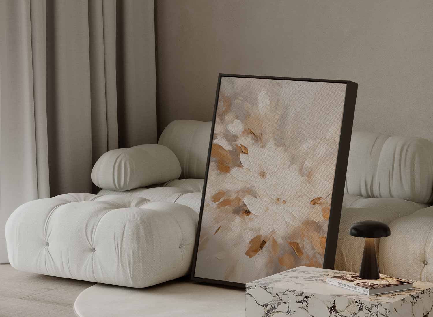 Bloemen in zachte tinten
