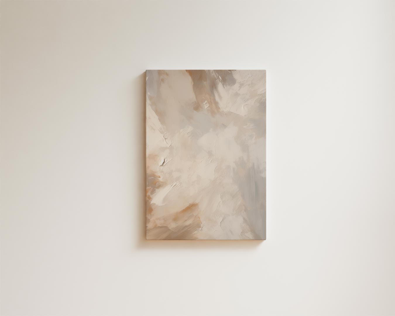 Aardetinten in vloeiende compositie