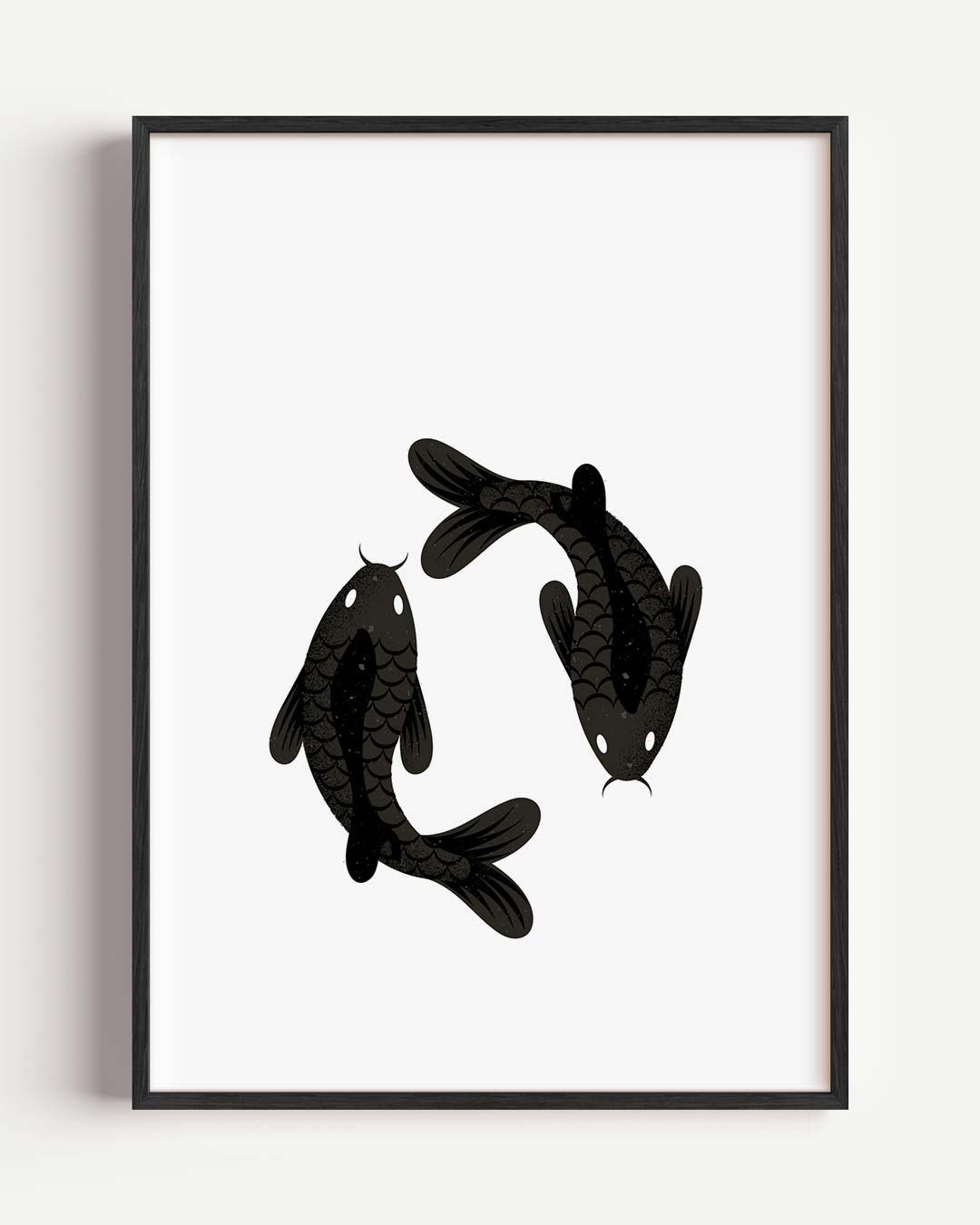 Koi Vissen Yin Yang Poster-WallArtistic