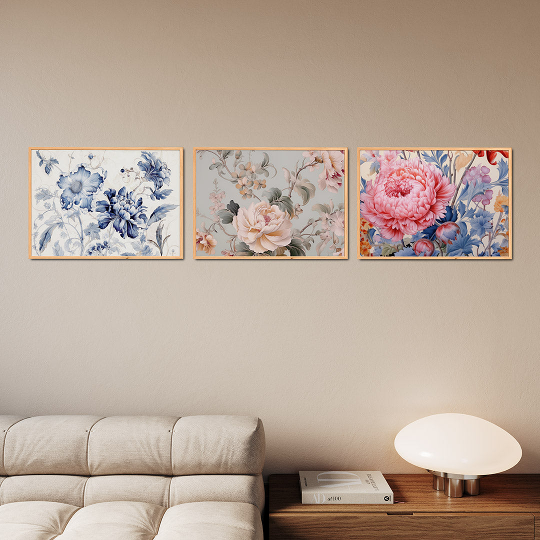 Bloemrijke harmonie Posterset