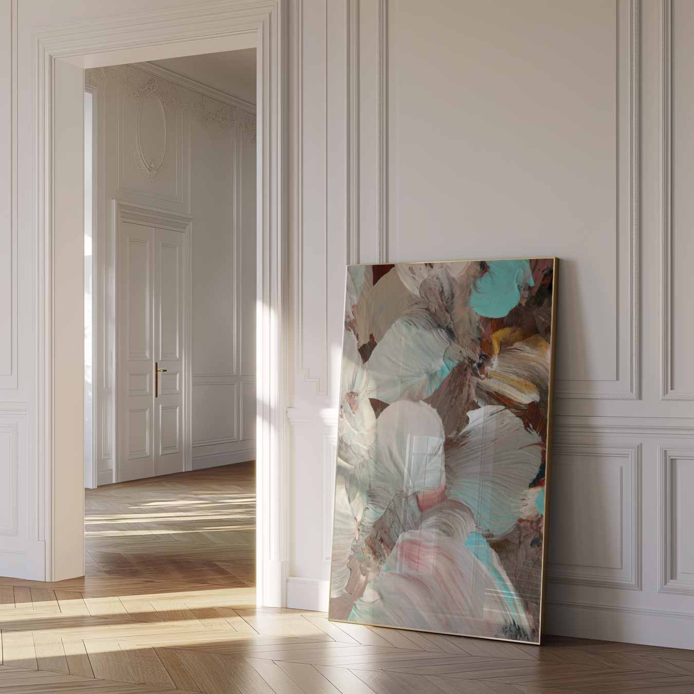 Dromerige Abstracte Kunstposter-WallArtistic
