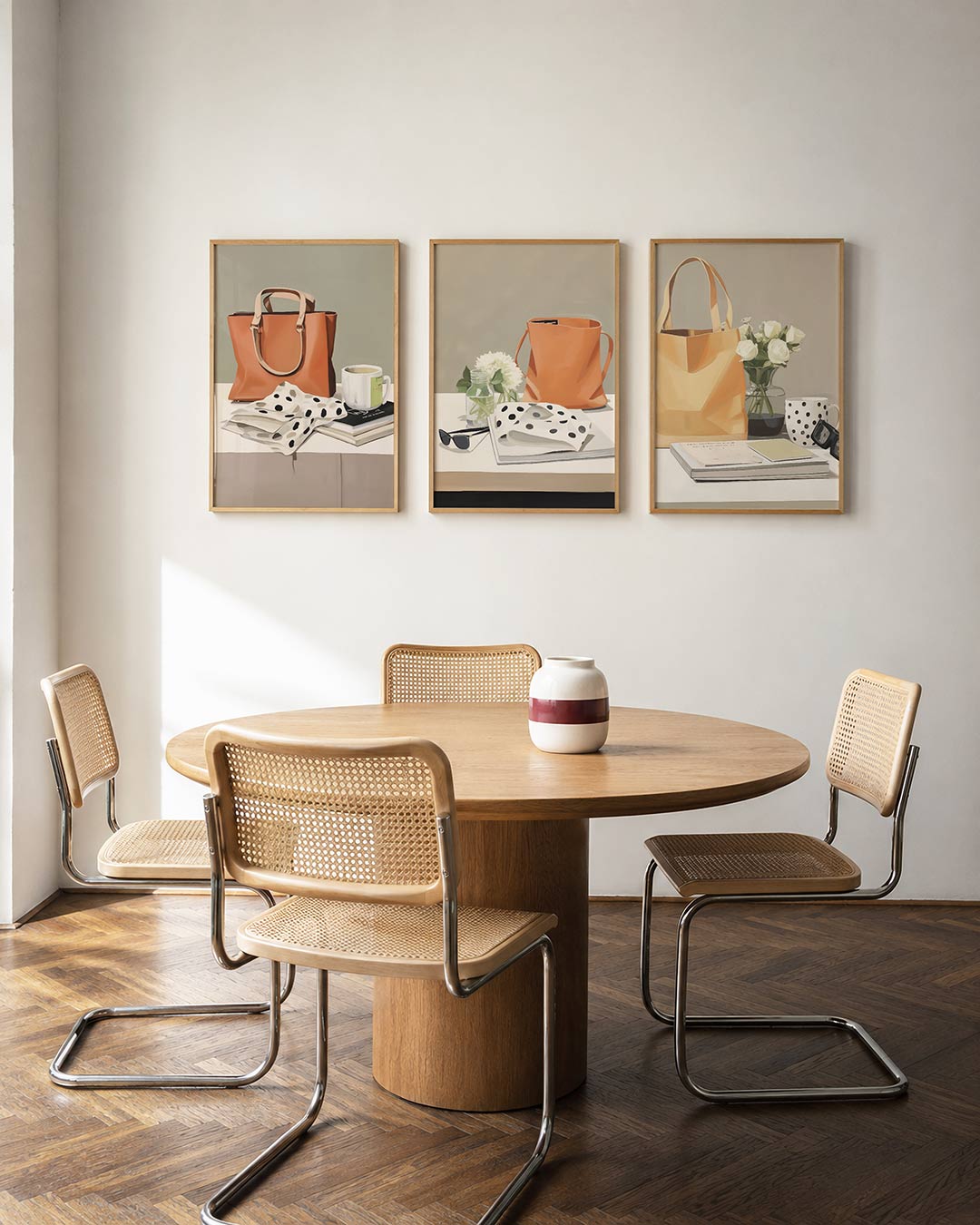 Stilleven met tas Posterset