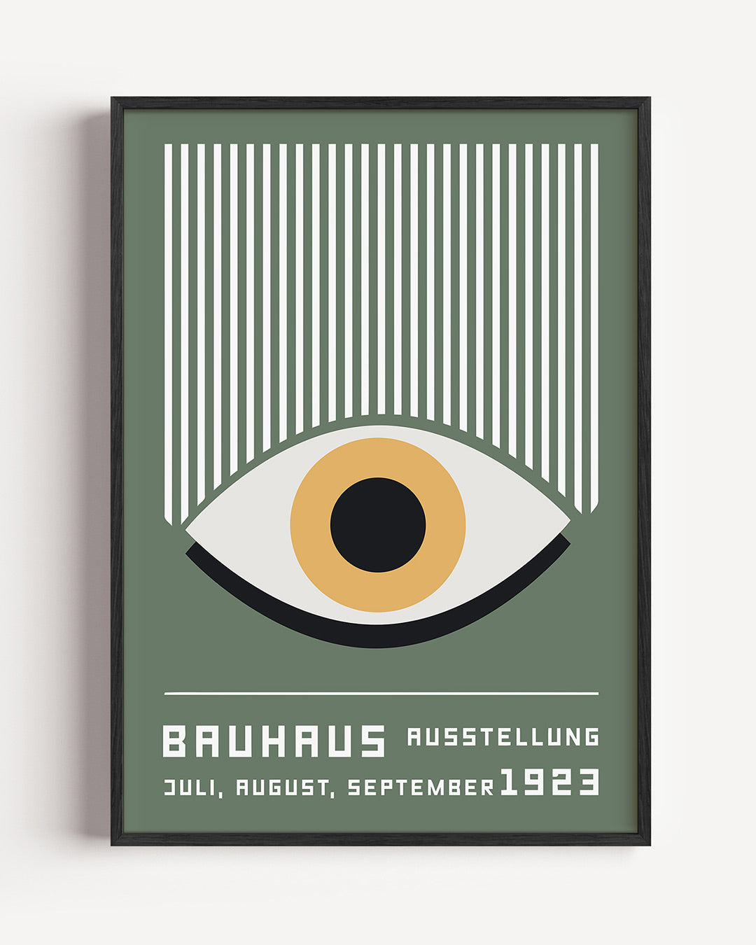 Lijnen en oog Poster