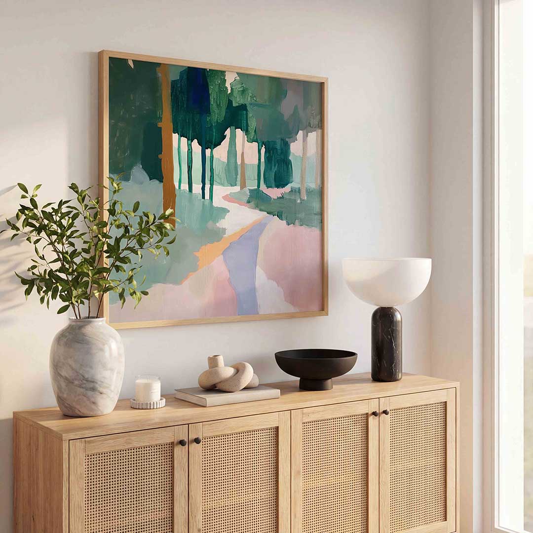 Boslandschap Poster