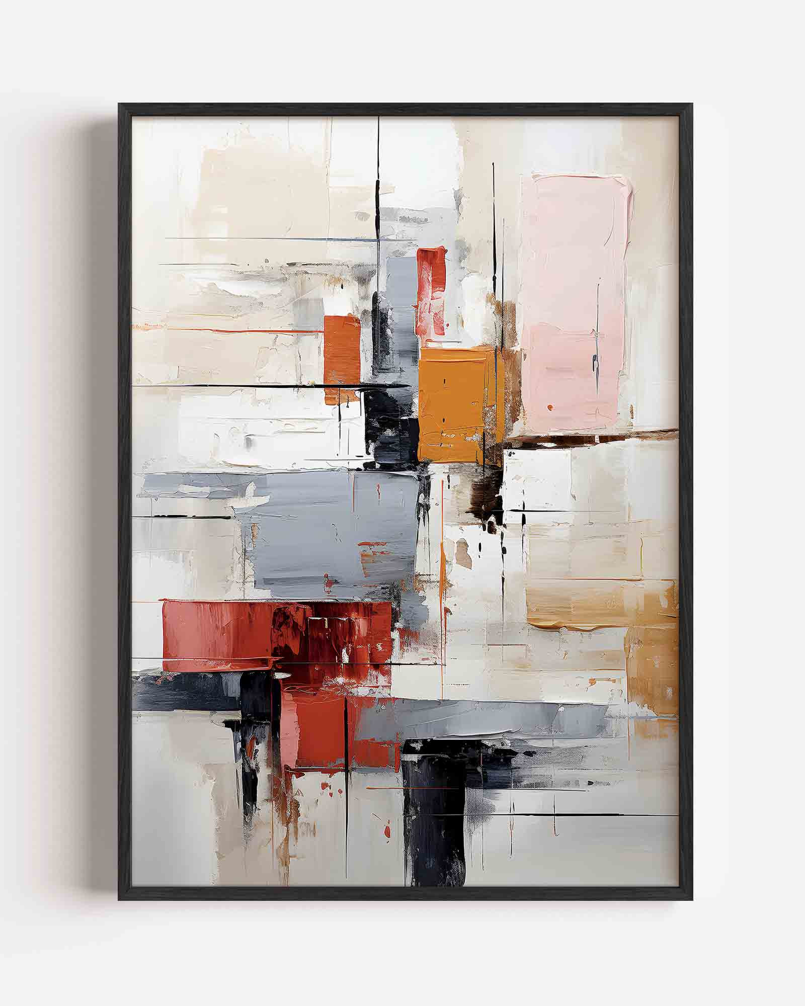 Abstracte vormen Poster