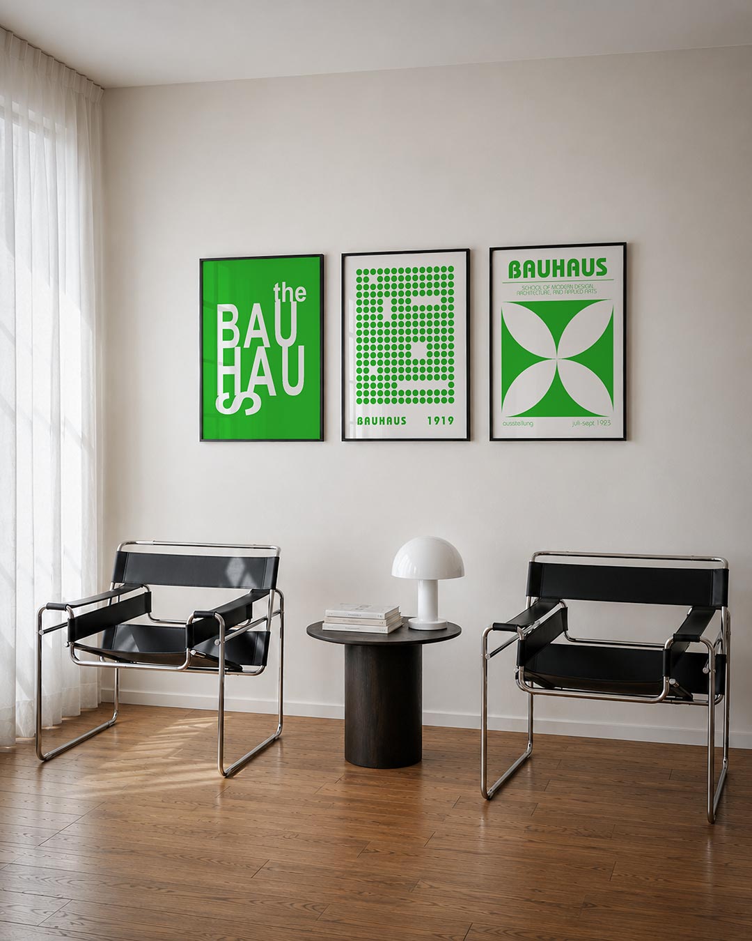 Typografisch spel Posterset