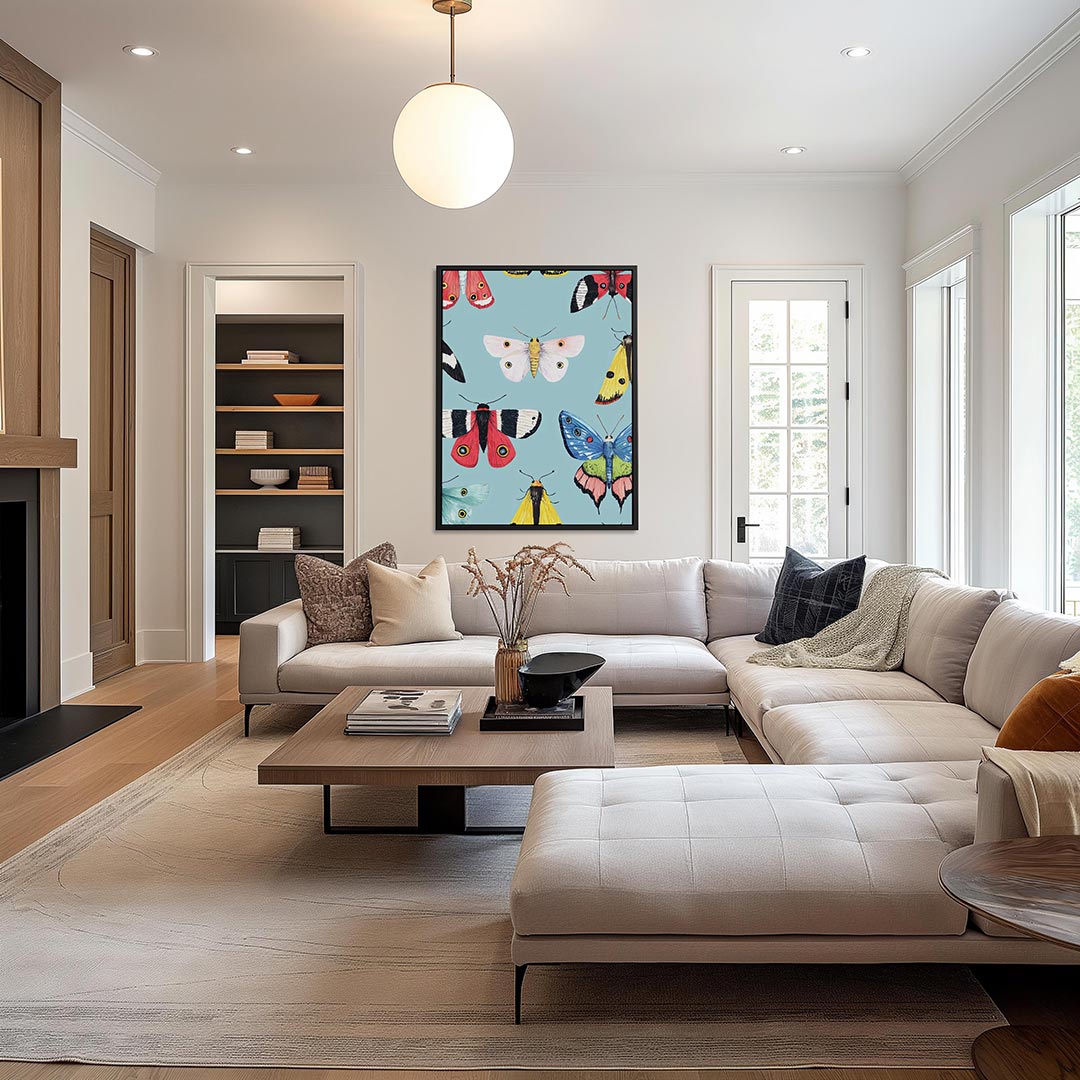 Vrolijke vlinders Kunstwerk