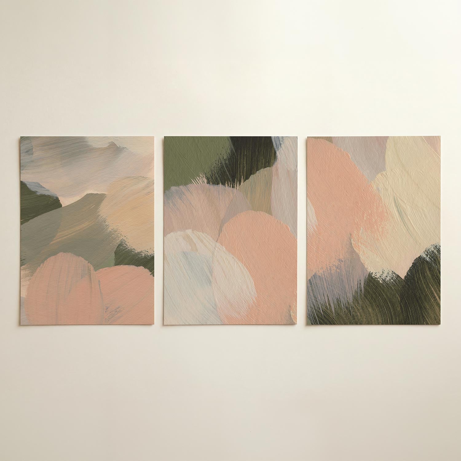 Zachte kleurvlakken Posterset