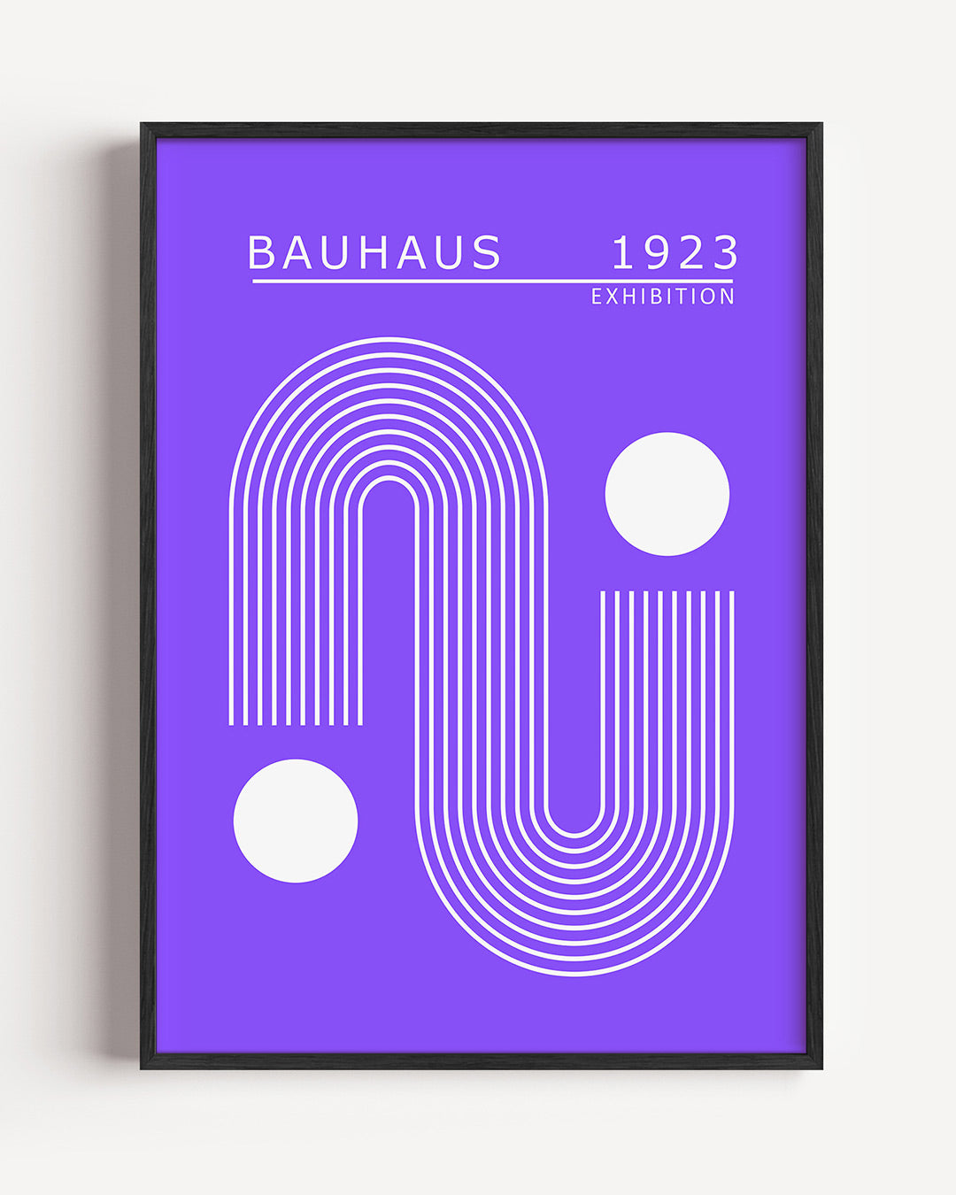 Lijnen en cirkels Poster