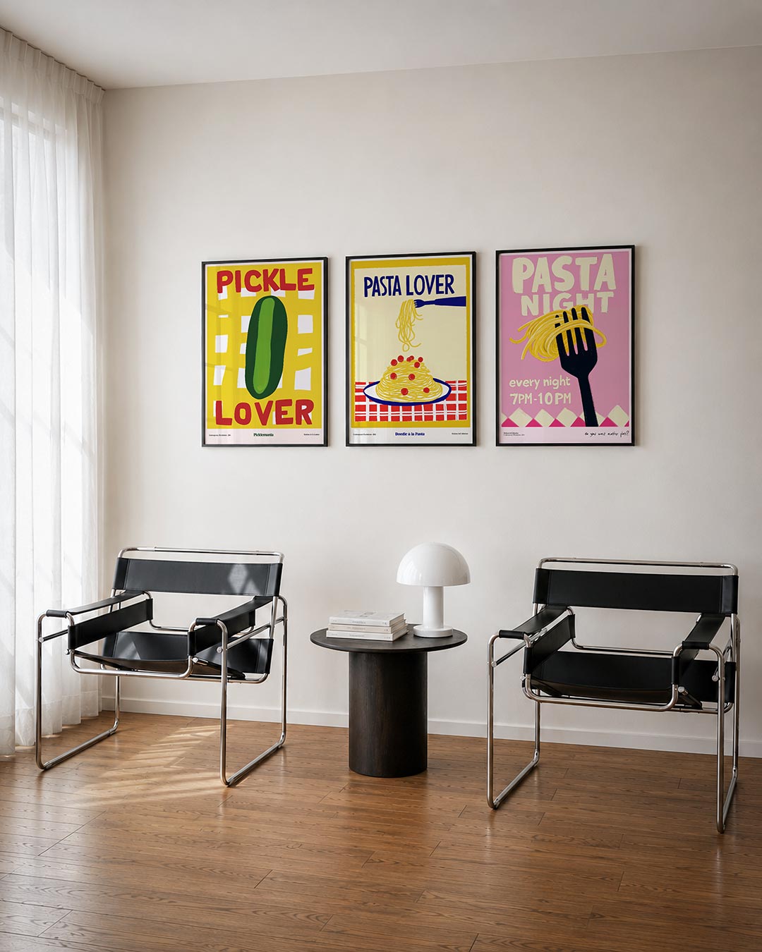 Kleurrijke expressie Posterset