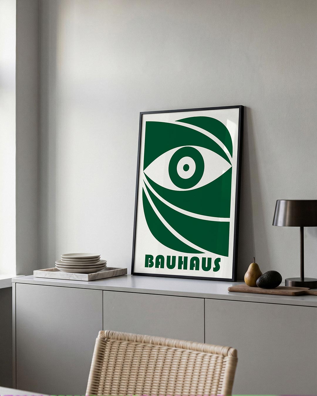 Oog en lijnen Poster