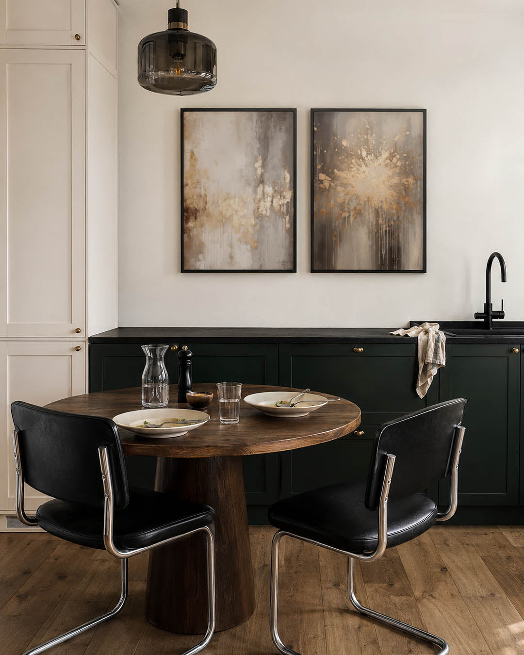 Gouden vervaging Posterset