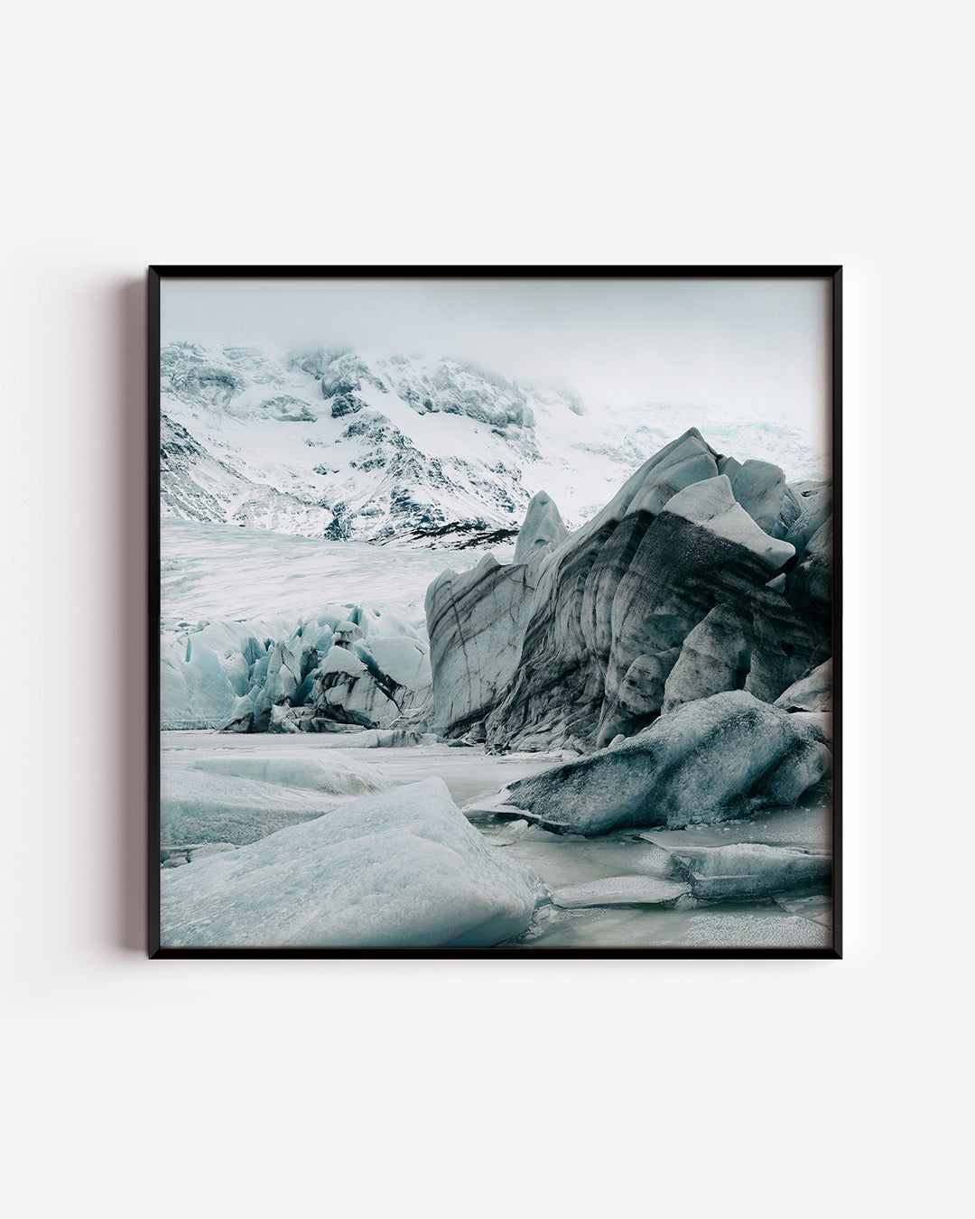 Ijslandschap bergen Poster