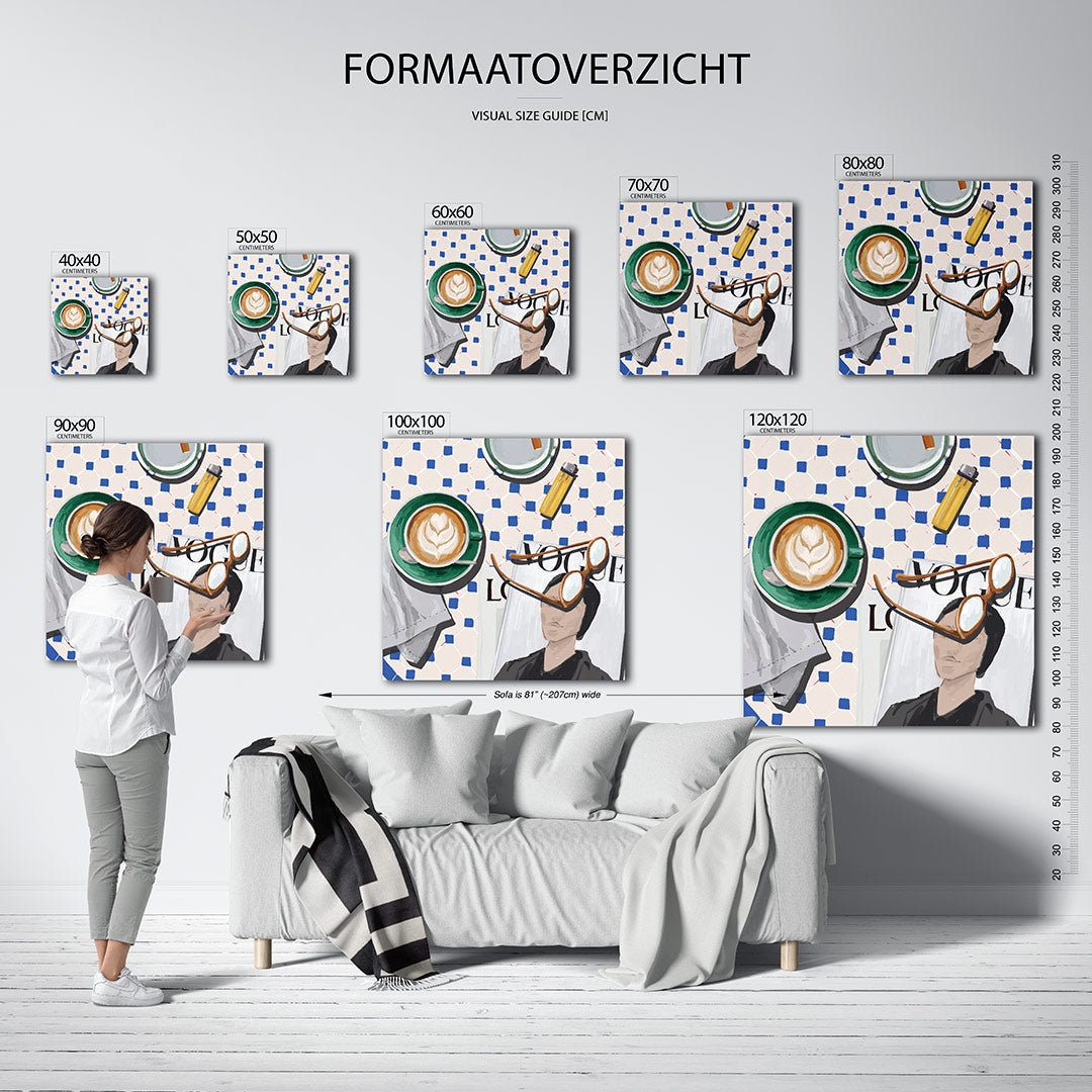 Dagelijkse momenten Kunstwerk