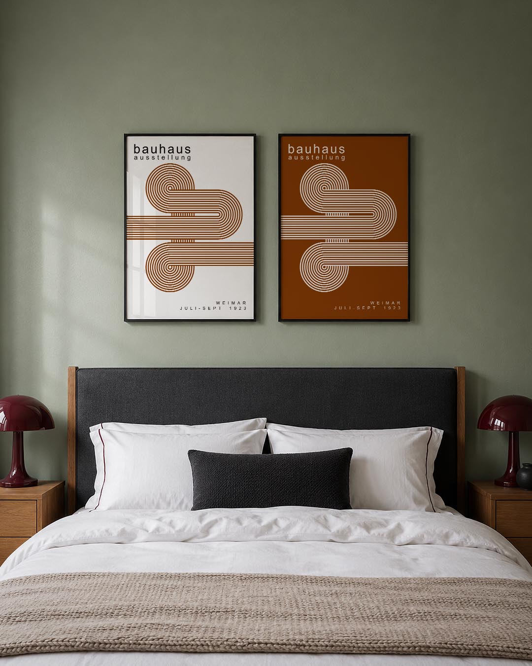 Lijnen en cirkelpatronen Posterset