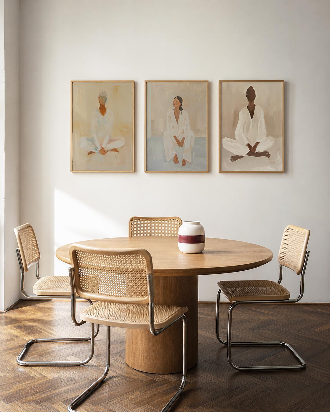 Zachte kleurvlakken Posterset