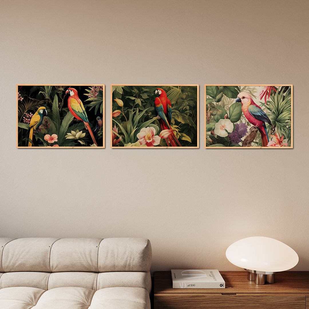 Tropische kleurenpracht Posterset