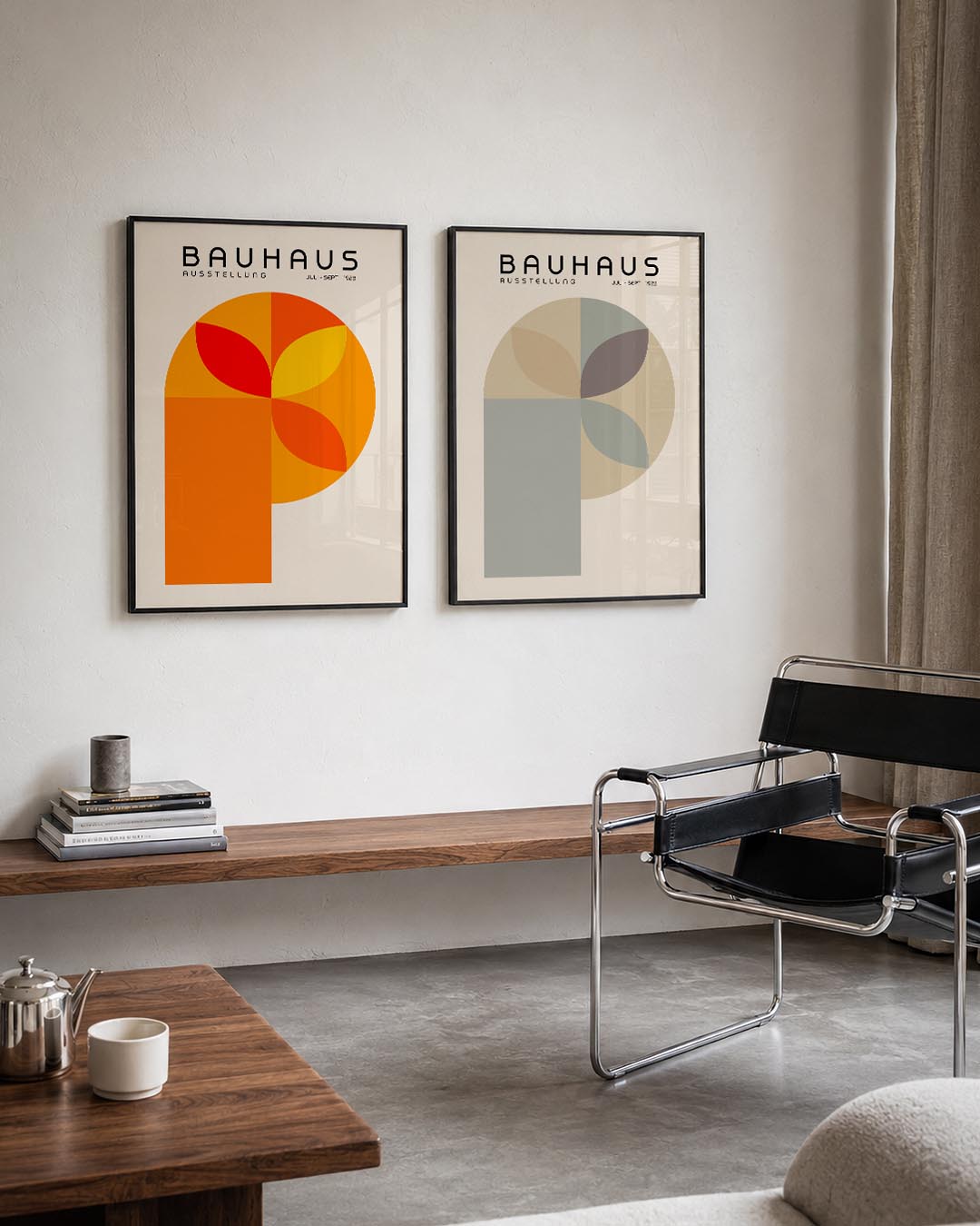 Vorm en kleurenspel Posterset