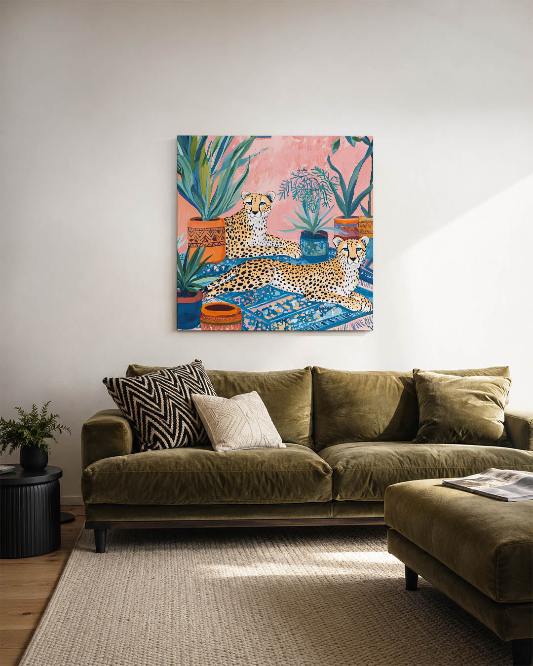 Exotische dieren en planten Kunstwerk