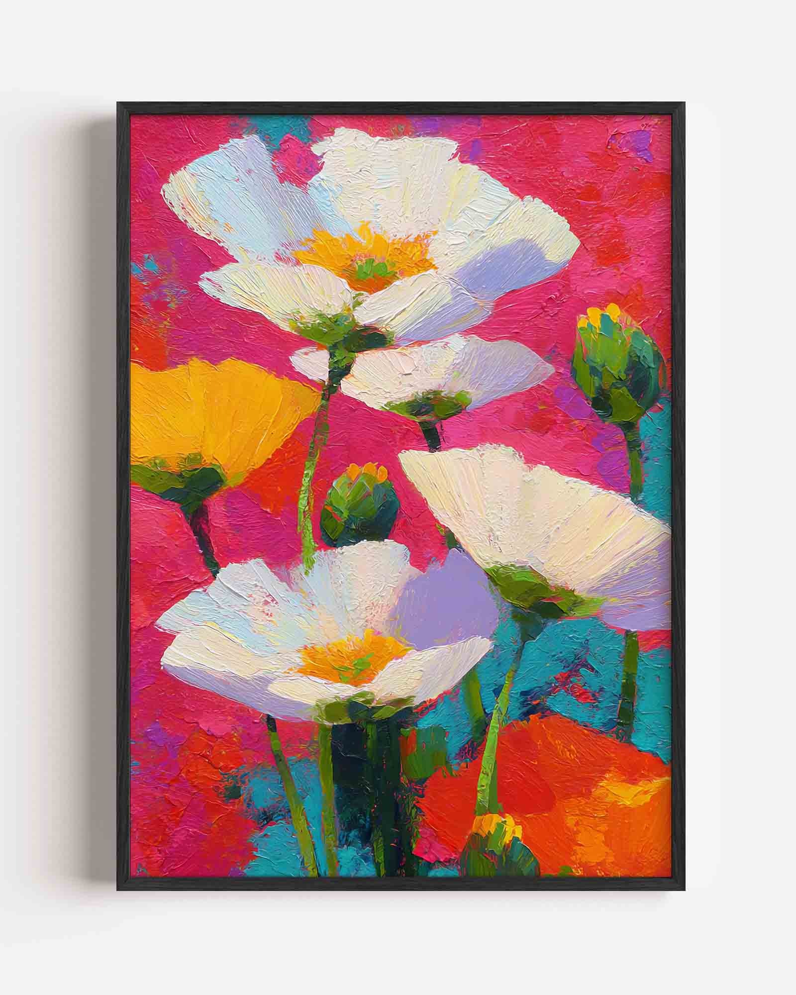 Bloemen in felle kleuren Poster