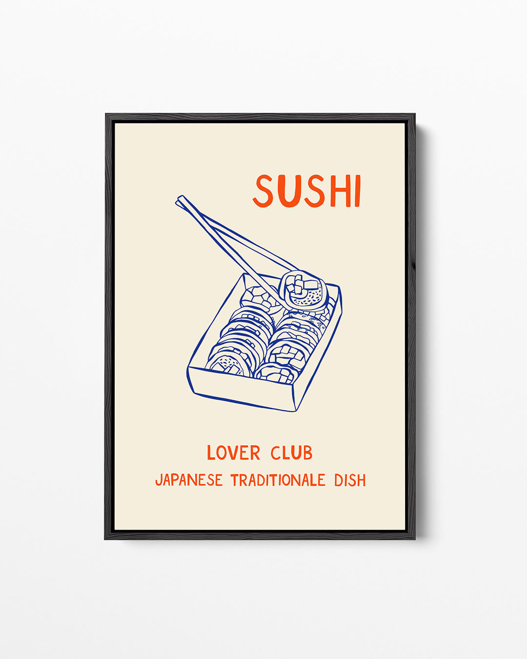 Sushi illustratie Kunstwerk