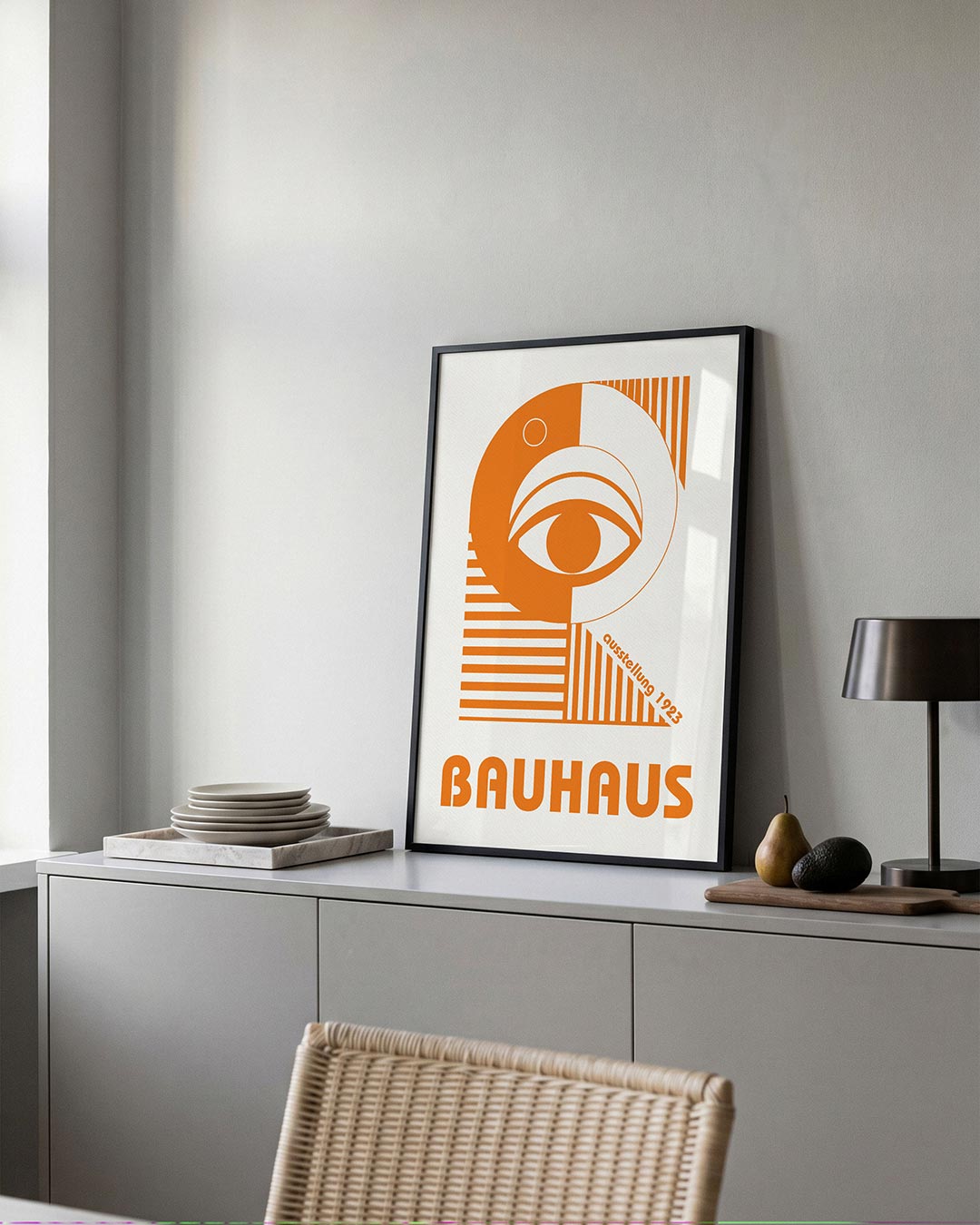 Oog en lijnen Poster