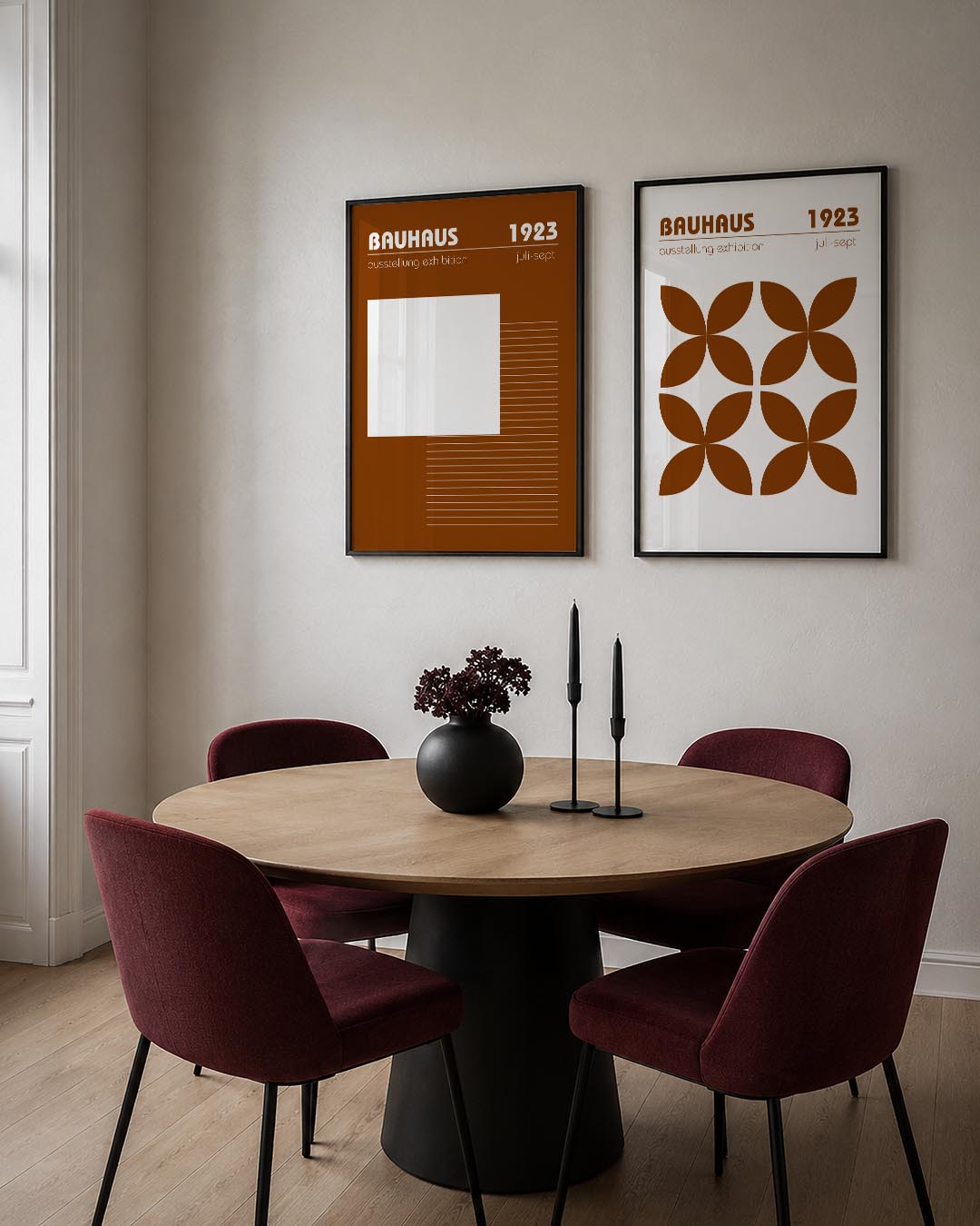 Lijnen en vlakkenspel Posterset