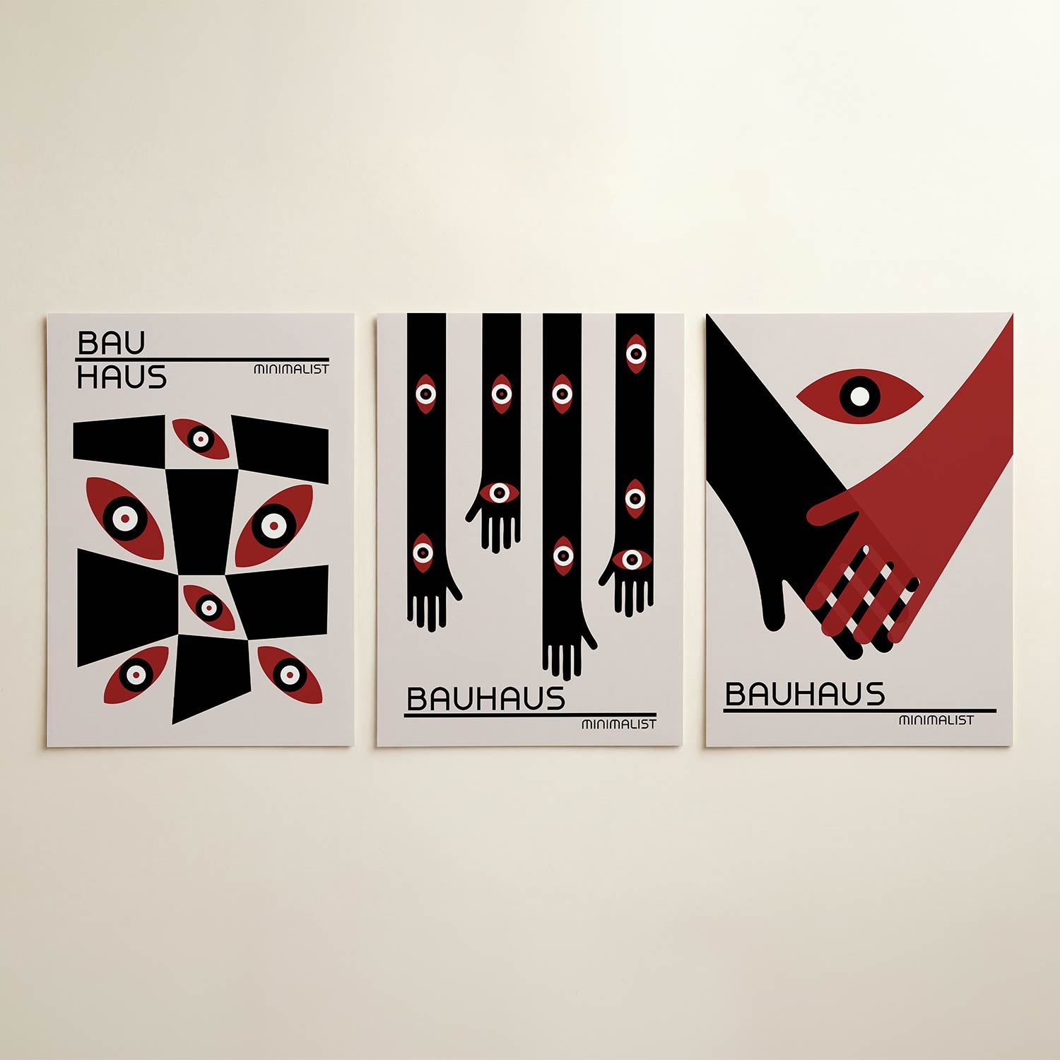 Vormen en vlakken Posterset