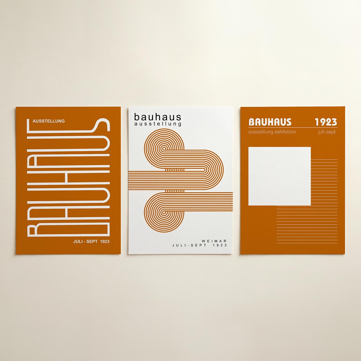 Lijnen en kleurvlakken Posterset