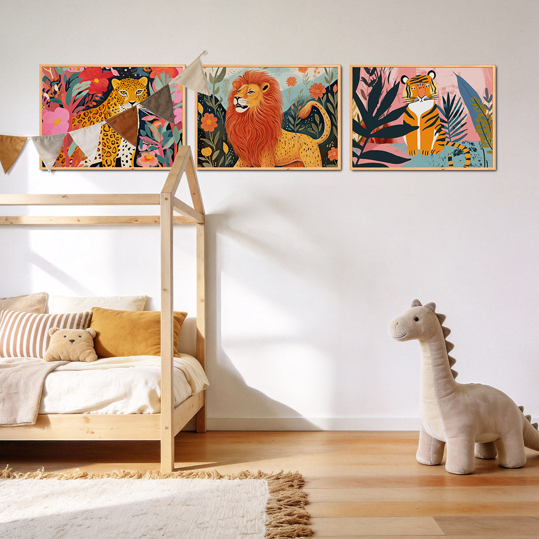 Vormen en kleuren Posterset