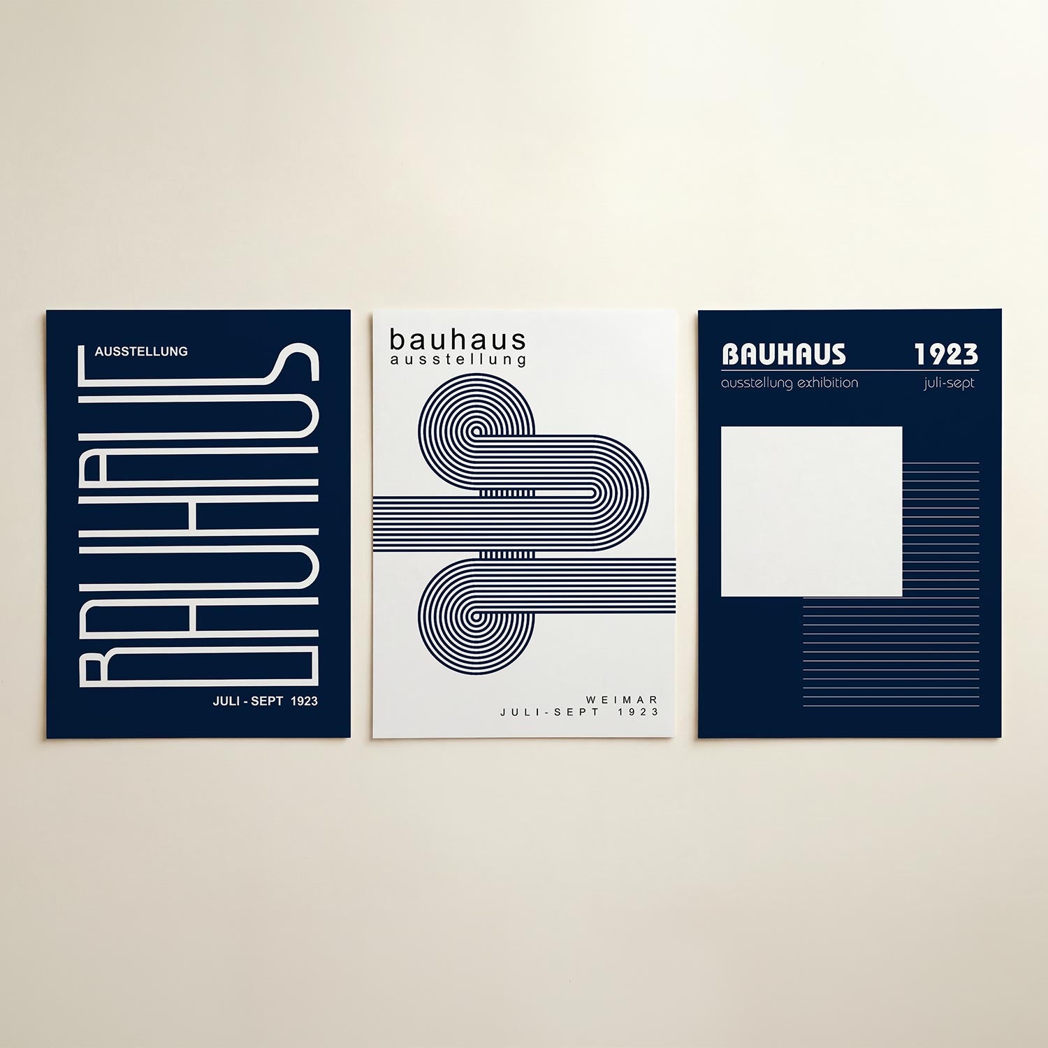 Lijnen en vlakken Posterset
