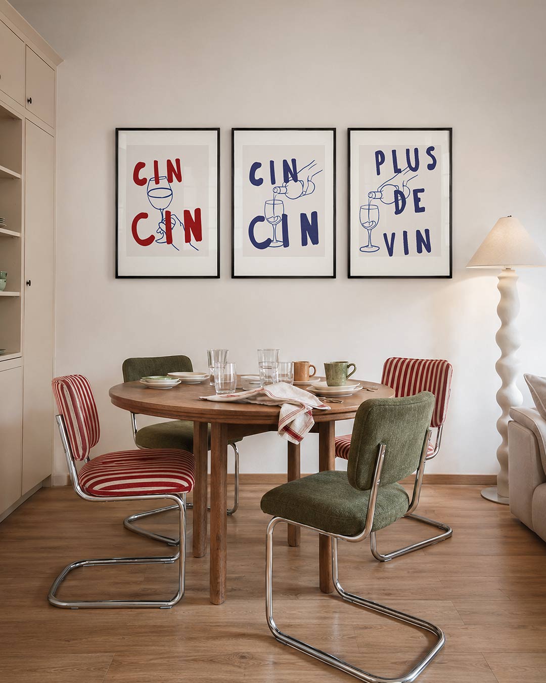 Vorm en cheers Posterset