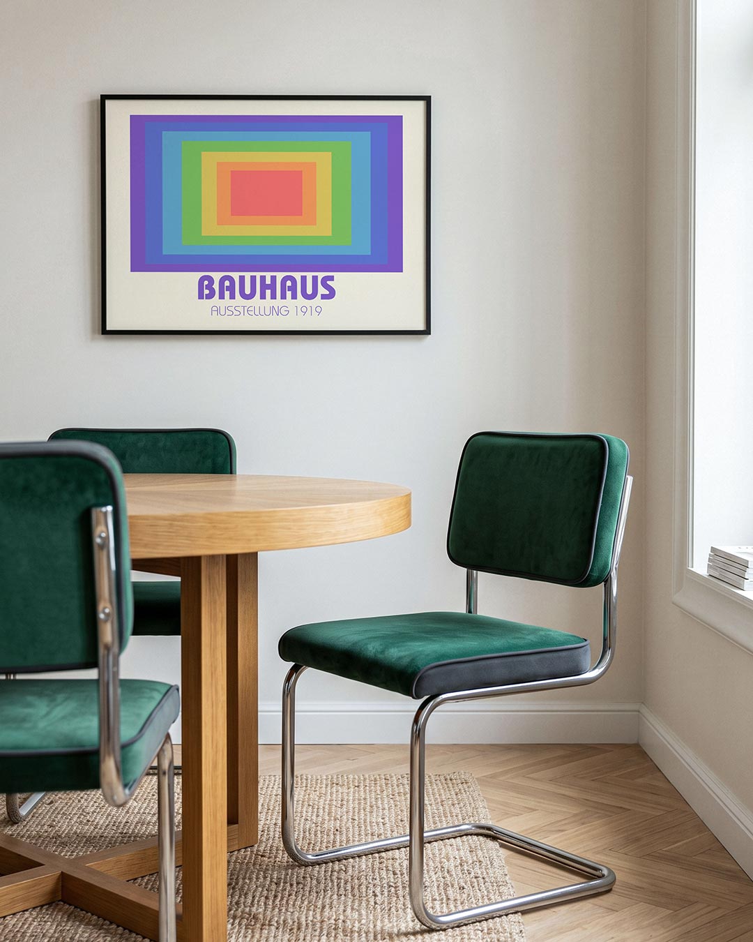 Vorm en kleurvlakken Poster
