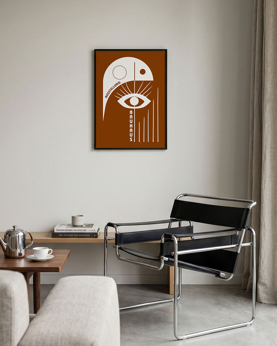 Oog en lijnen Poster
