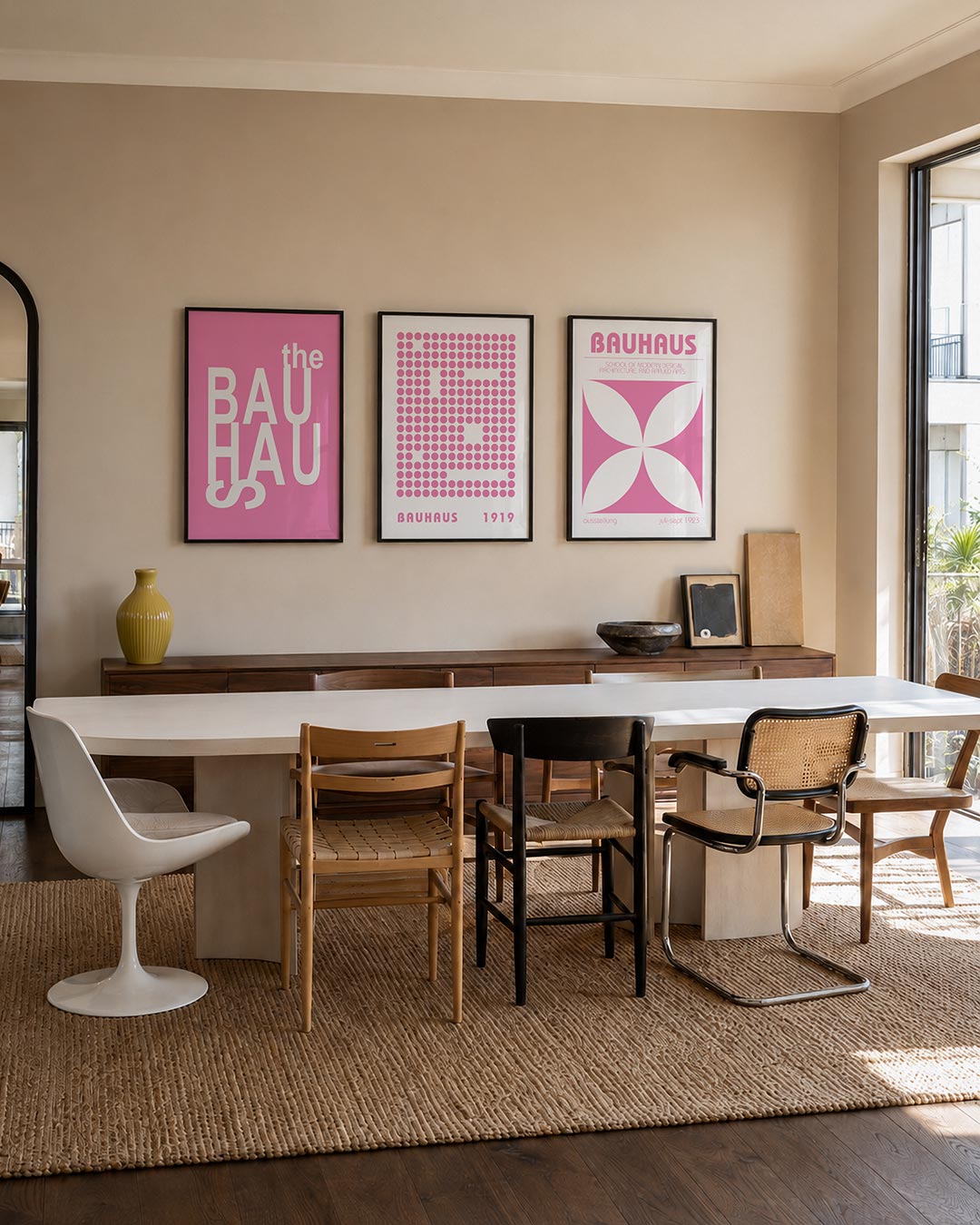 Typografisch spel Posterset