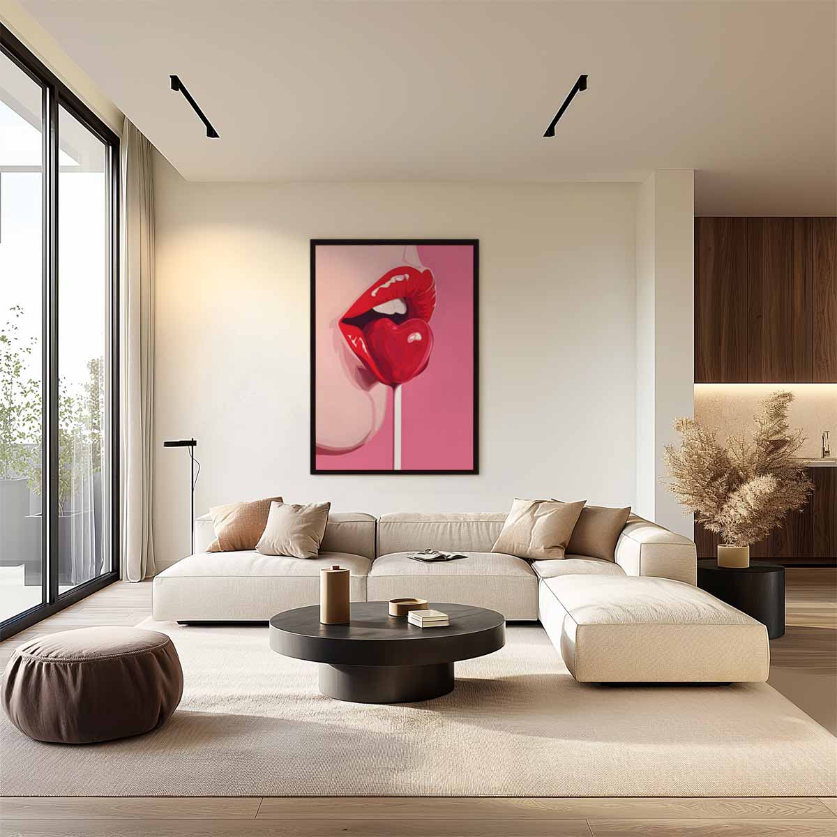 Sweet Temptation Pop Art Kunstwerk-canvas-dibond-plexiglas-wanddecoratie-WallArtistic
